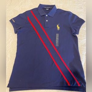 Ralph Lauren Polo Shirt - Blue, Size XL